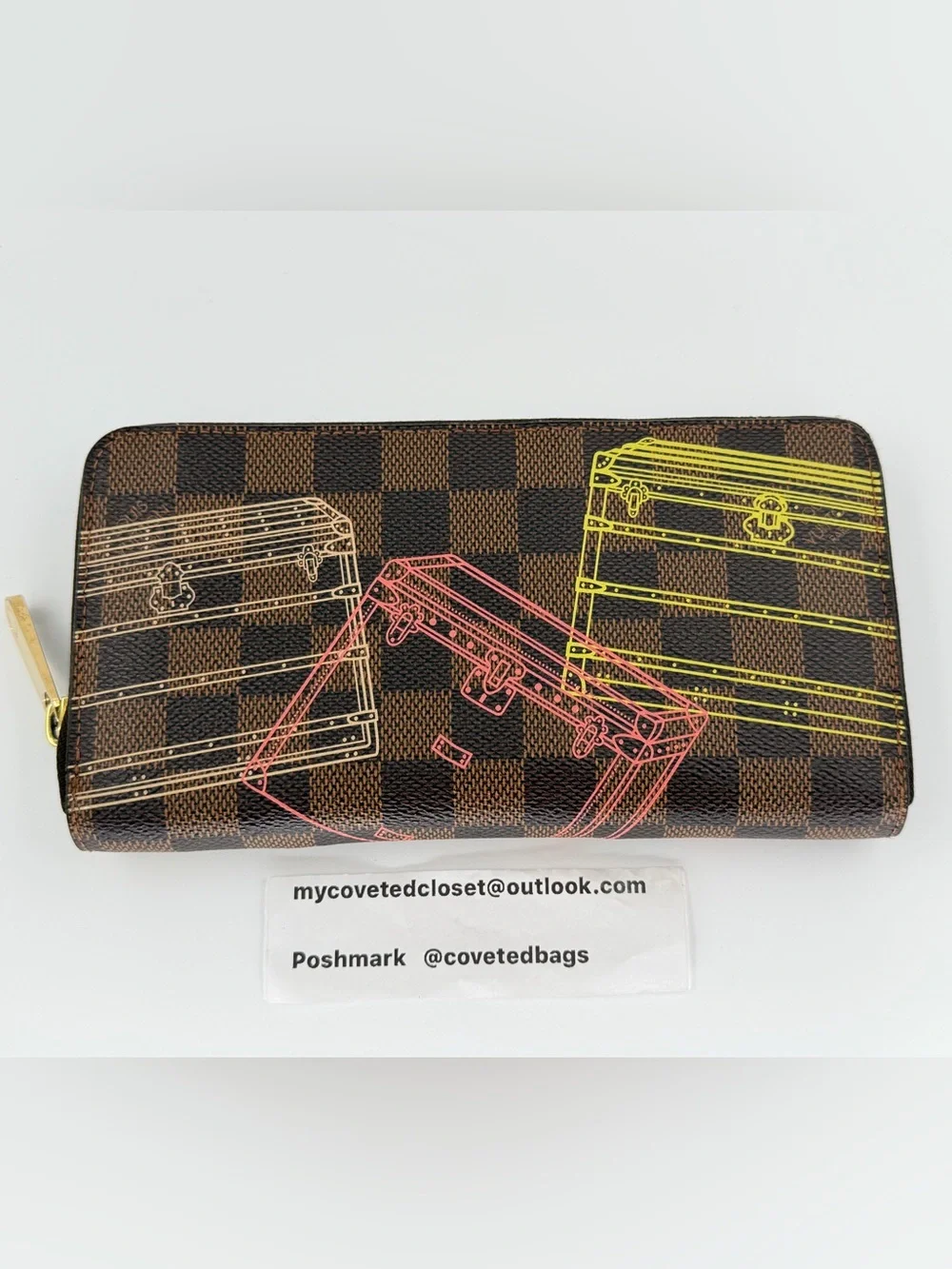 LV Limited Edition “Trunks” Zippy Wallet Excelnt Cndtn w/Box, Dust Bag, and COA! - Picture 4 of 15